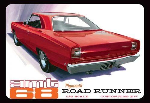 AMT 1/25 68 Plymouth Road Runner Customizin Model Kit — box art