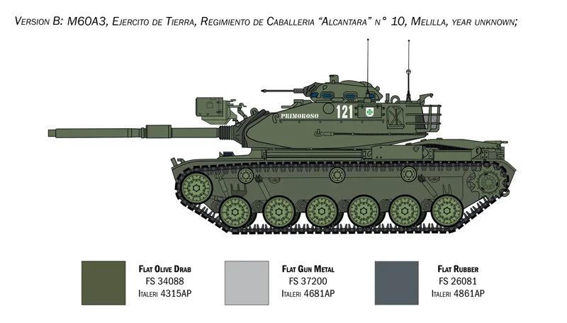 Italeri 1/35 M60a-3 Mbt Model Kit — official product photo 5