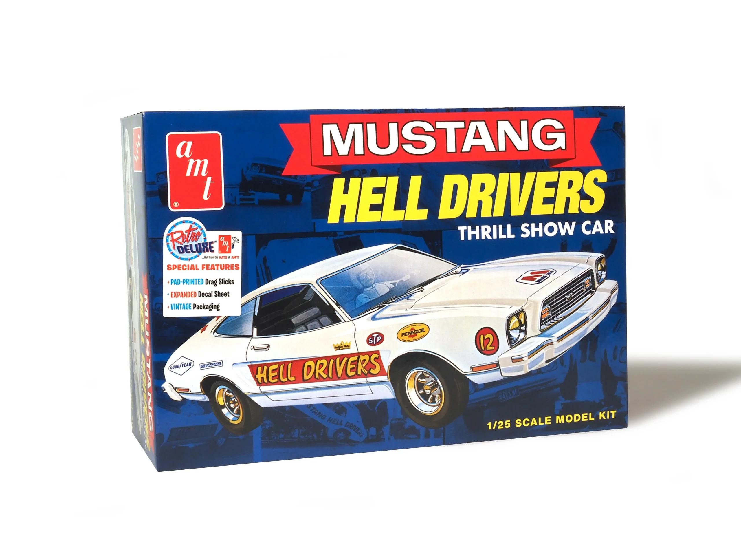 AMT 1/25 77 Ford Mustang Hells Drivers Model Kit — official product photo 1