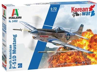 Italeri 1/72 F-51D Korean War Model Kit — box art
