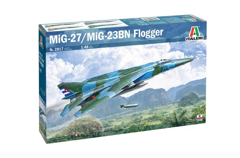 Italeri 1/48 Mig-27 Mig-23bn Flogger Model Kit — official product photo 1