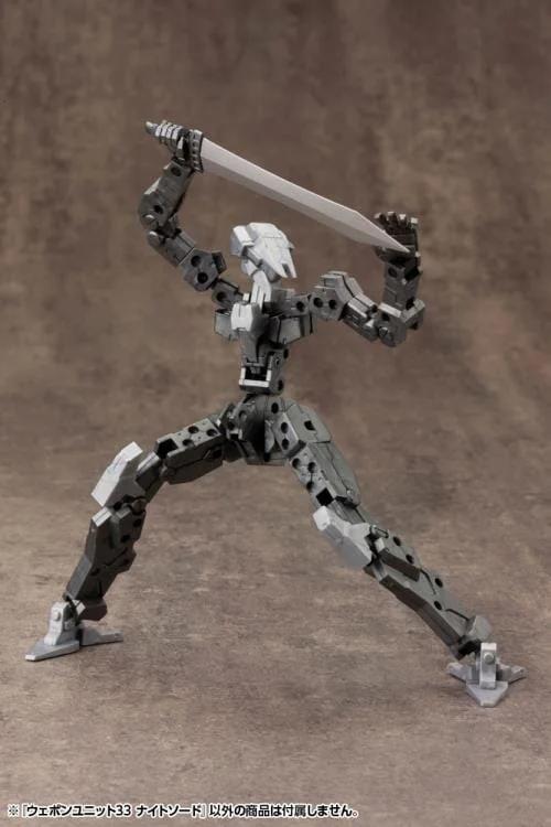 M.S.G Modeling Support Goods Weapon Unit 33 Knight Sword — official product photo 4