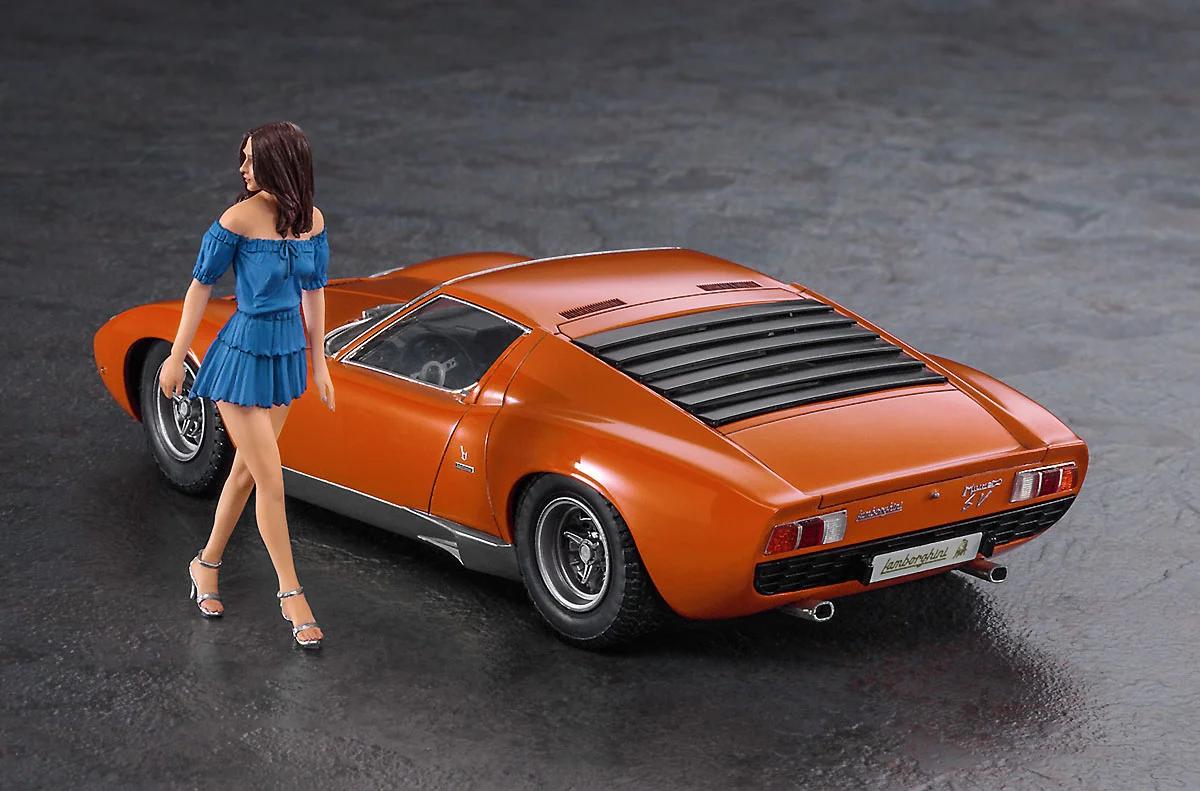 Hasegawa 1/24 Lamborghini Miura P400 Sv Model Kit — official product photo 3