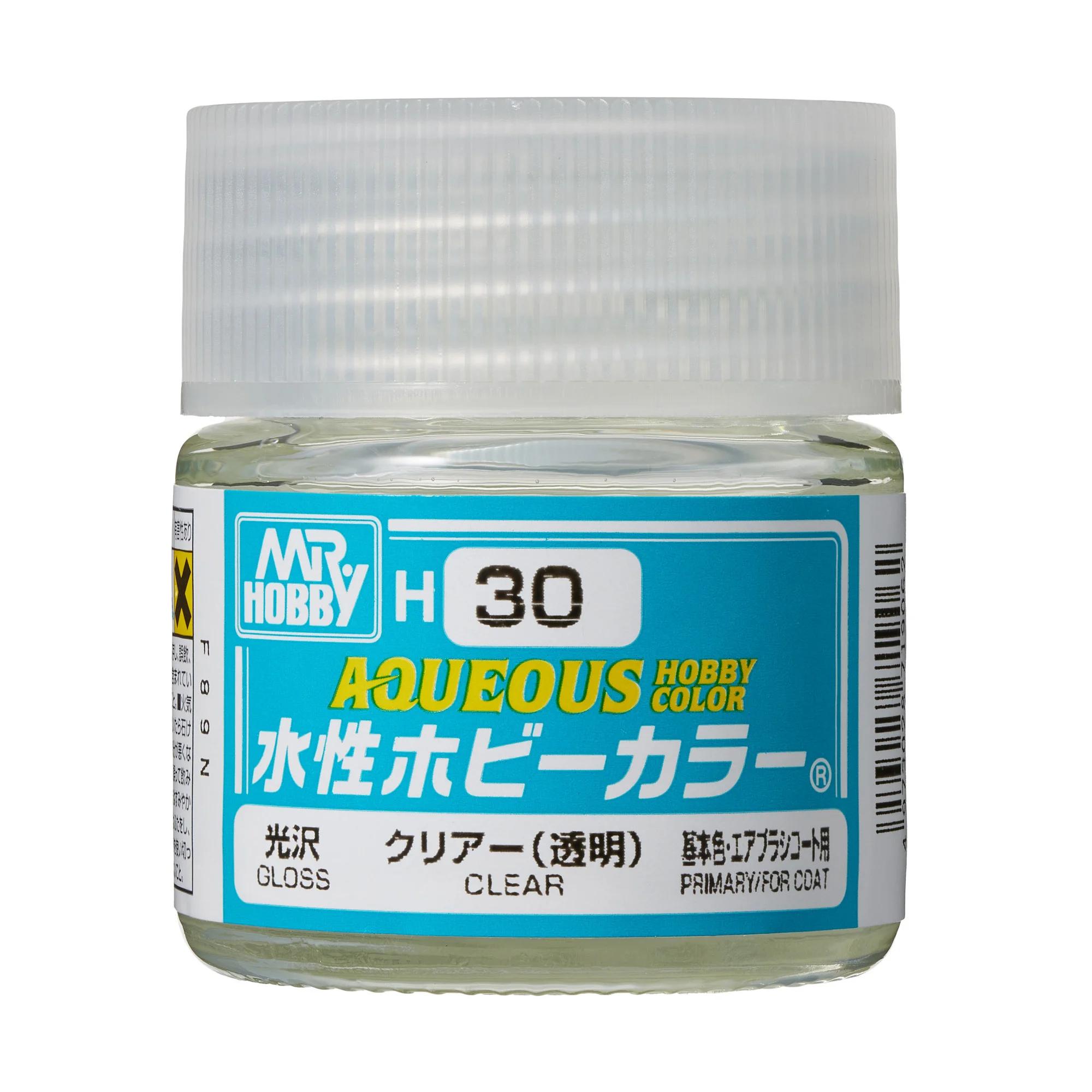 Mr. Hobby Aqueous Hobby Color Clear (H30) 10 ml — official product photo 1