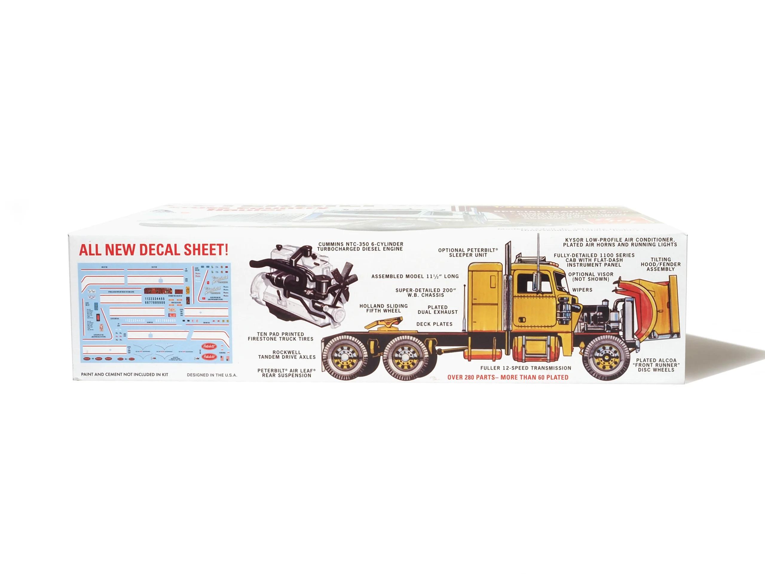 AMT 1/25 Peterbilt 359 Cross Country Hauler Model Kit — official product photo 2