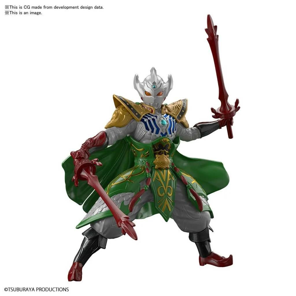 Bandai Ultraman Taiga Liu Bei Armor Model Kit — box art