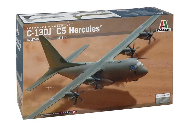 Italeri 1/48 C-130J Hercules C5 Model Kit — official product photo 1