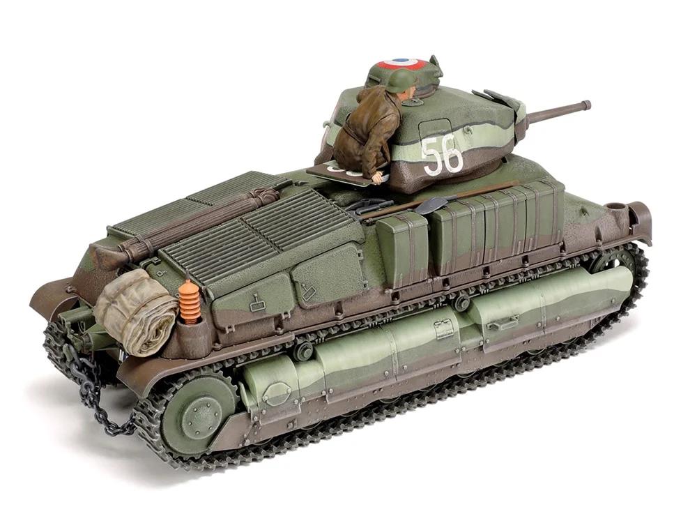 Tamiya 1/35 French Med Tank Somua S35 Model Kit — official product photo 3