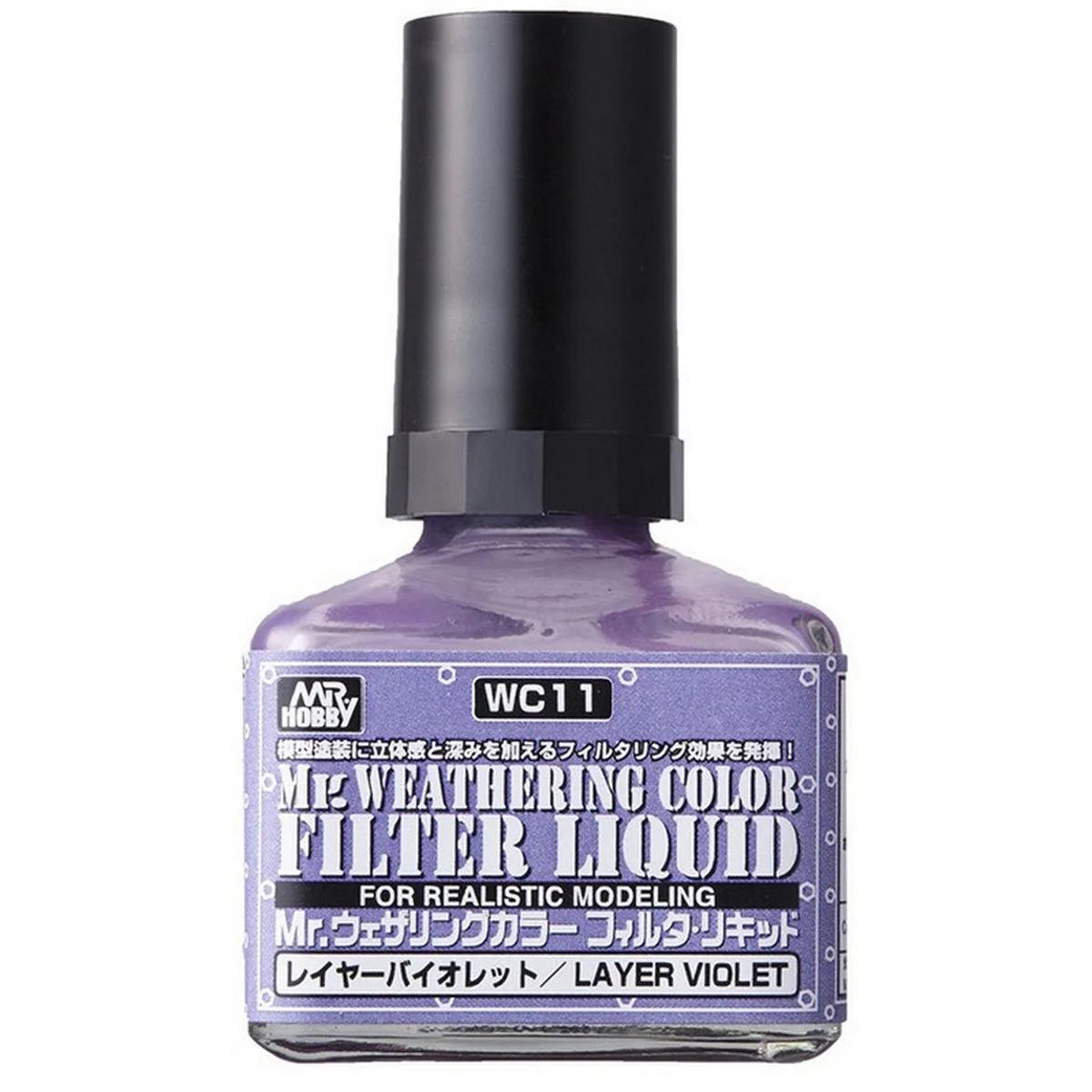 Mr. Weathering Color WC11 Filter Liquid Layer Violet 40ml — product photo