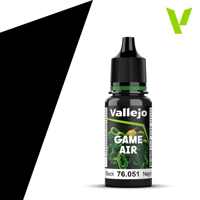 Vallejo Game Air Black 6pk