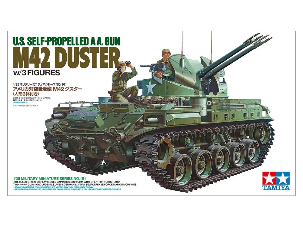 Tamiya 1/35 M-42 US Gun Duster Model Kit — official product photo 1