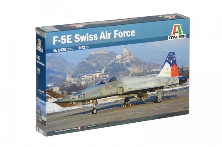 Italeri 1/72 F-5E Swiss Air Force Model Kit — box art