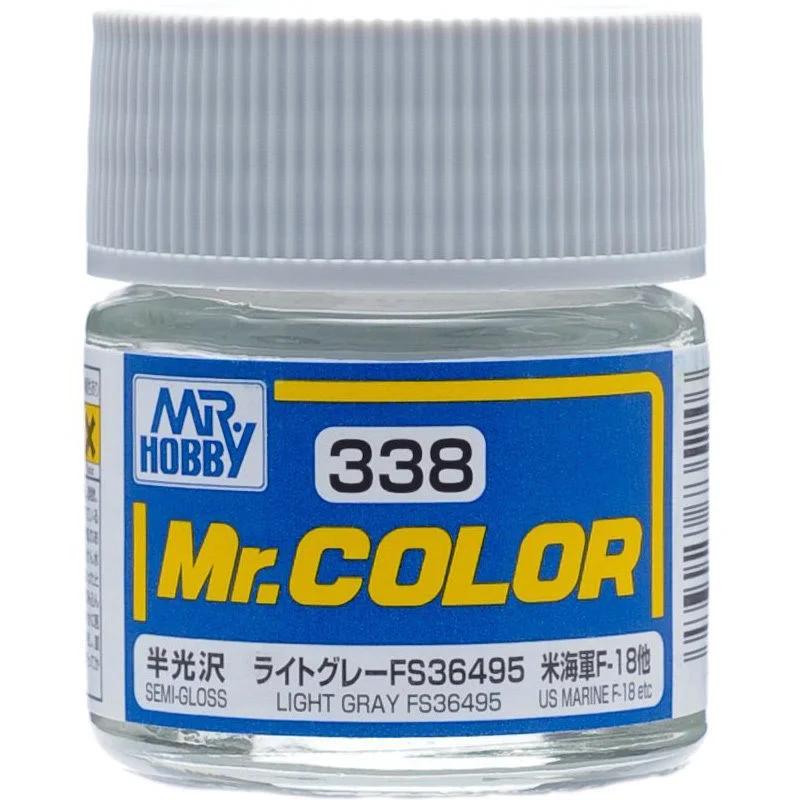 Mr. Color C338 Light Gray FS36495 (Semi-Gloss / Aircraft) 10ml — product photo