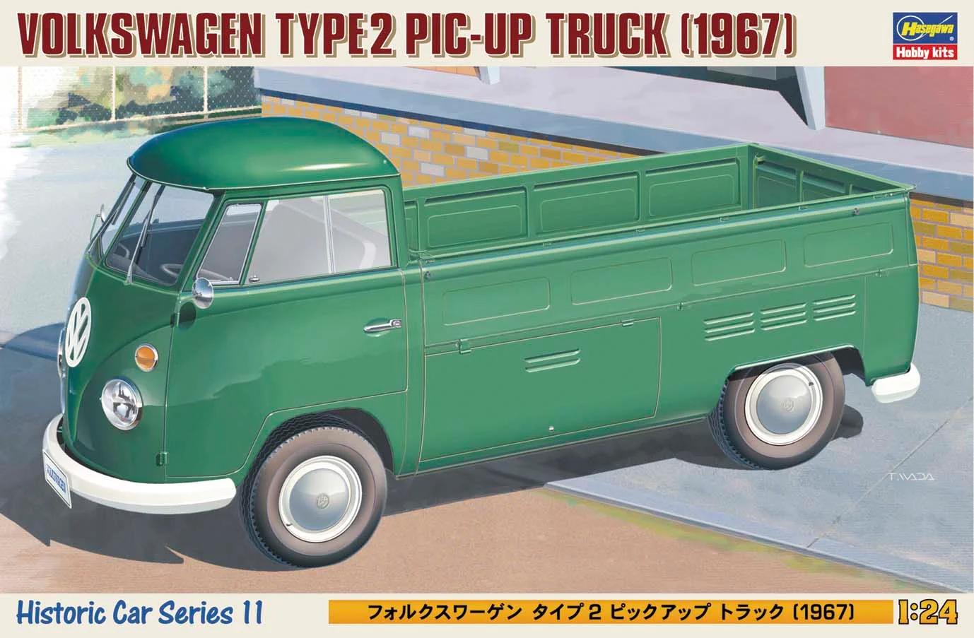Hasegawa 1/24 Vw 2 Pickup Model Kit — box art