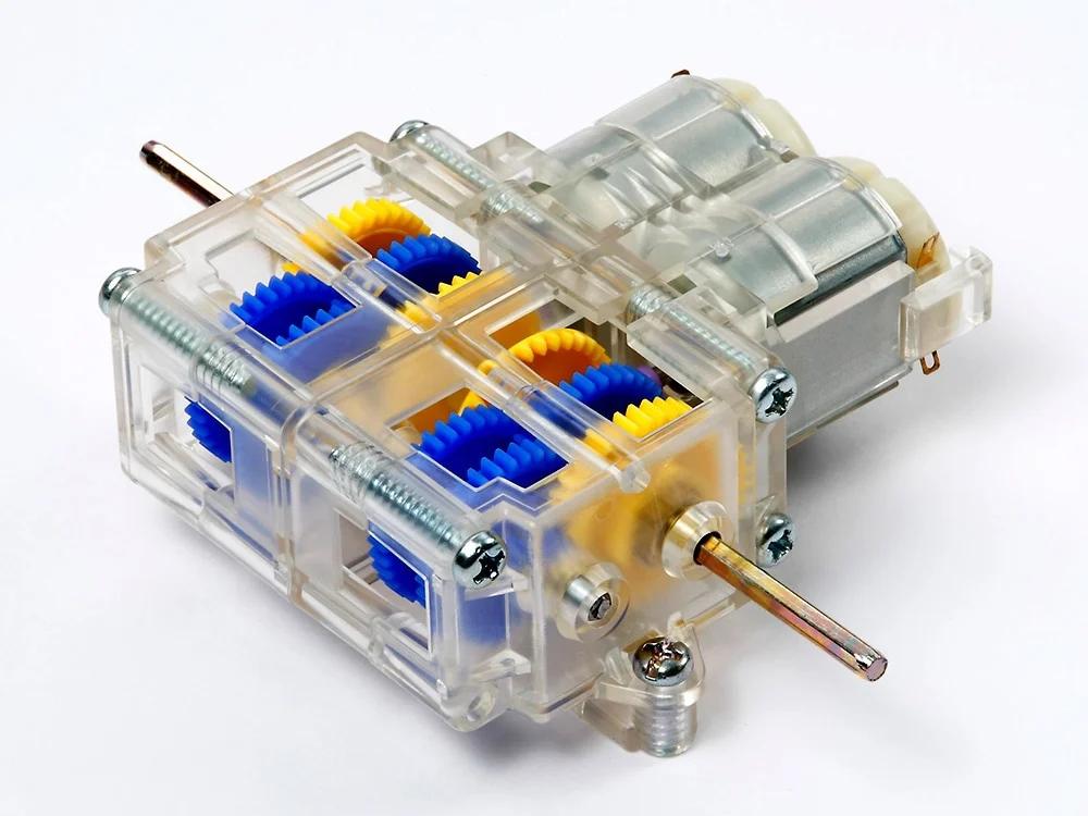 Tamiya Double Gearbox 4 Speed Model Kit — official product photo 1