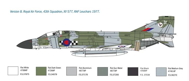 Italeri 1/72 F-4 Phantom Fg 1 Model Kit — official product photo 5
