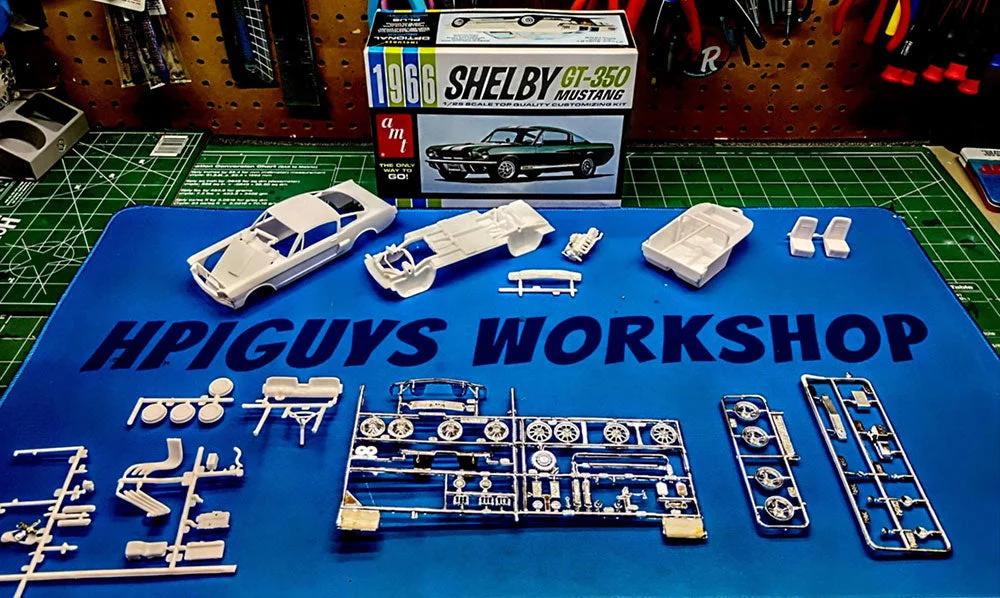 AMT 1/25 1966 Shelby Mustang 350 Gt Model Kit — official product photo 3