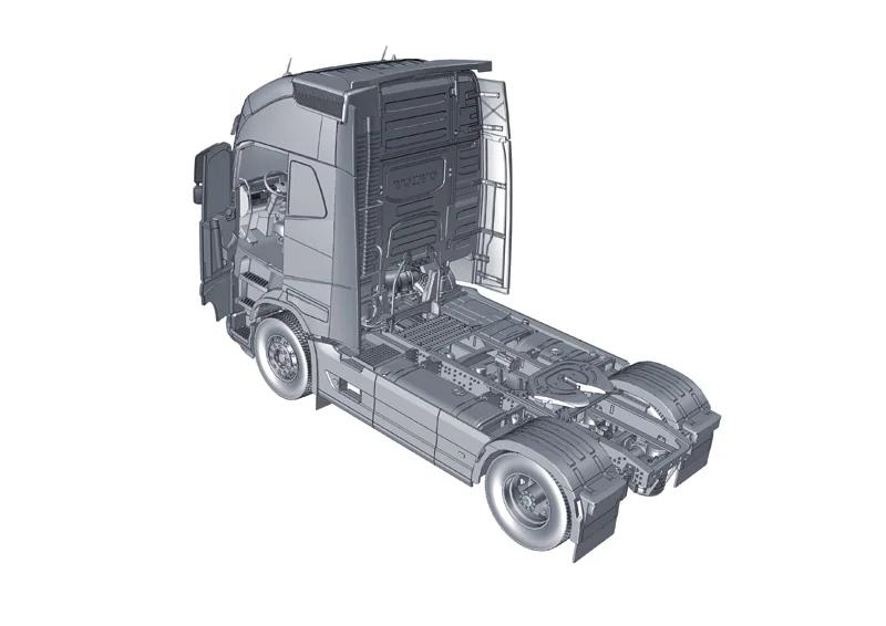 Italeri Volvo Fh16 Globetrotter Xl Model Kit — official product photo 5