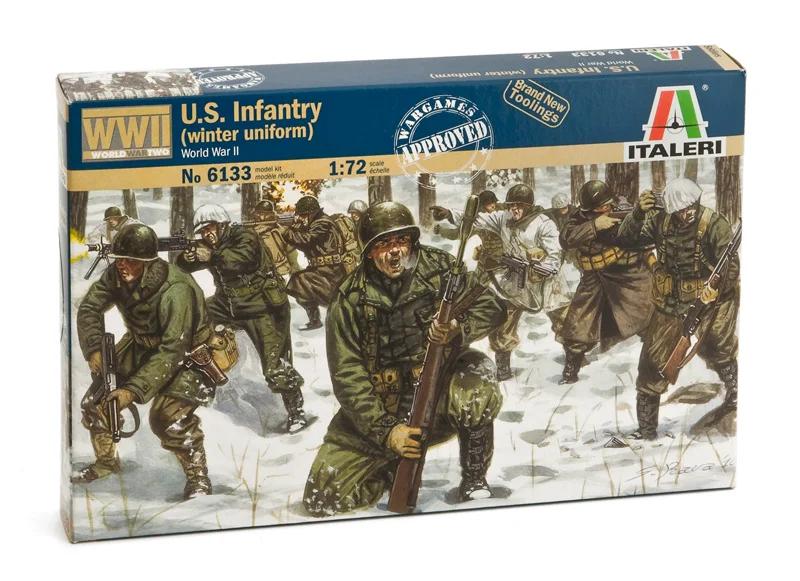 Italeri 1/72 WWII U S Infwntr Unifrm Model Kit — official product photo 2