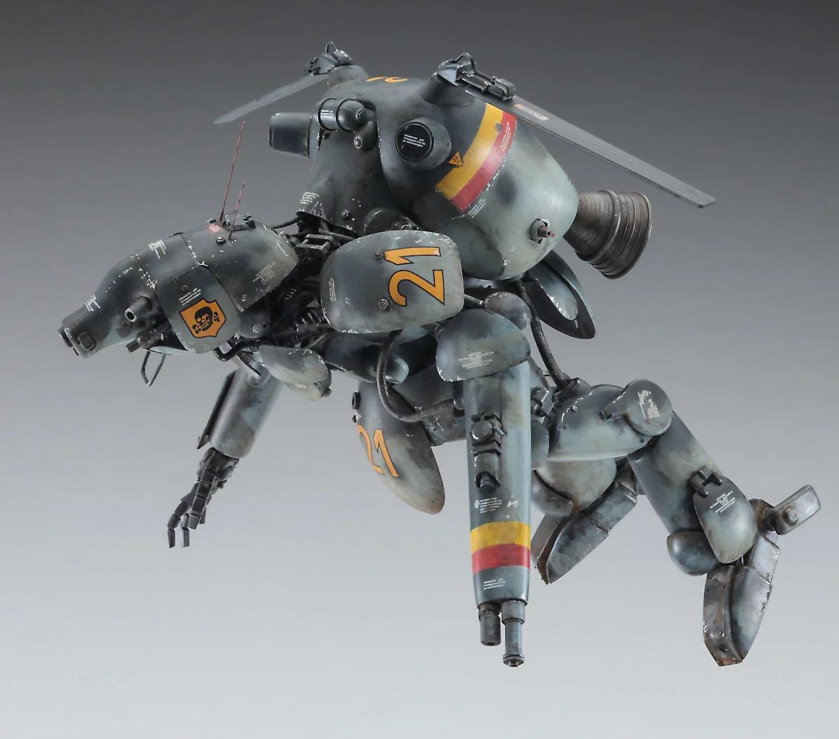 Hasegawa 1/20 Humanoid Interceptor Schwarzer Hund Model Kit — official product photo 2