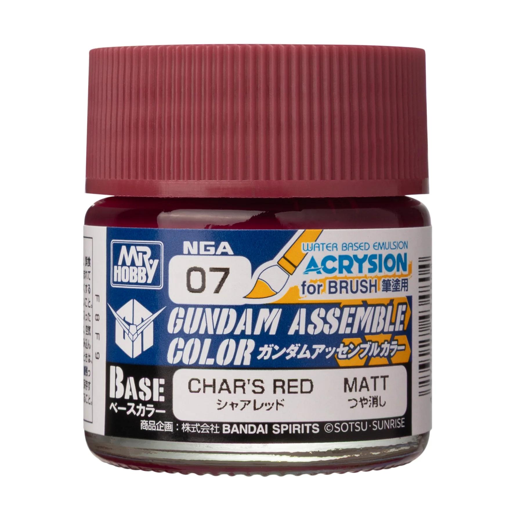 Mr. Hobby Gundam Assemble Color Char’s Red (NGA07) 10 ml — official product photo 1