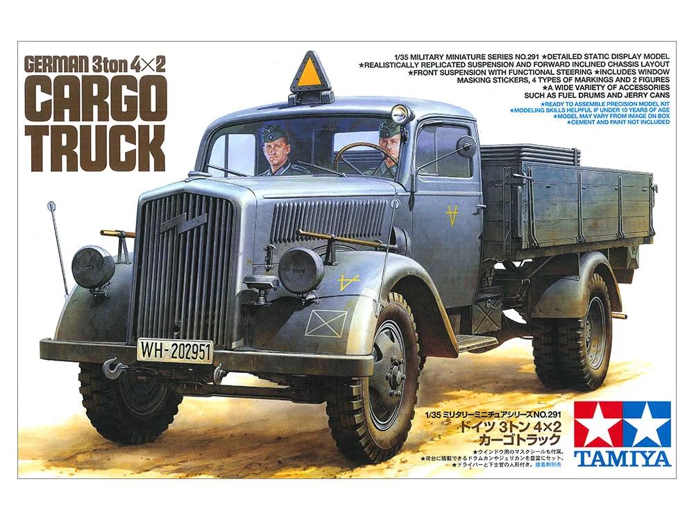 Tamiya German 3ton 4x2 Cargo Truck 35 Model Kit — official product photo 1