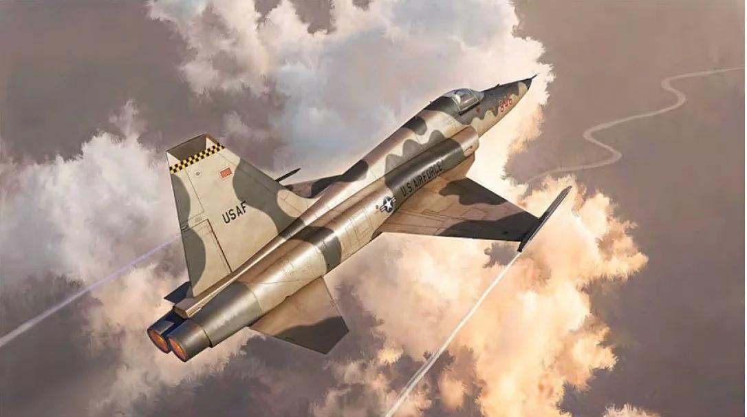 Italeri 1/48 F-5E Tiger II Model Kit — box art