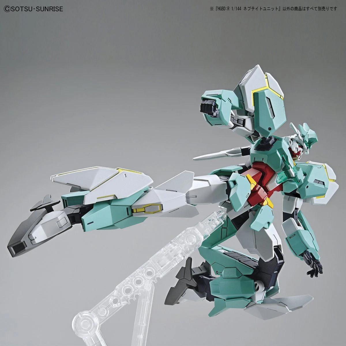 Bandai 1/144 HG Nepeight Armor Unit Build Divers Model Kit — official product photo 3
