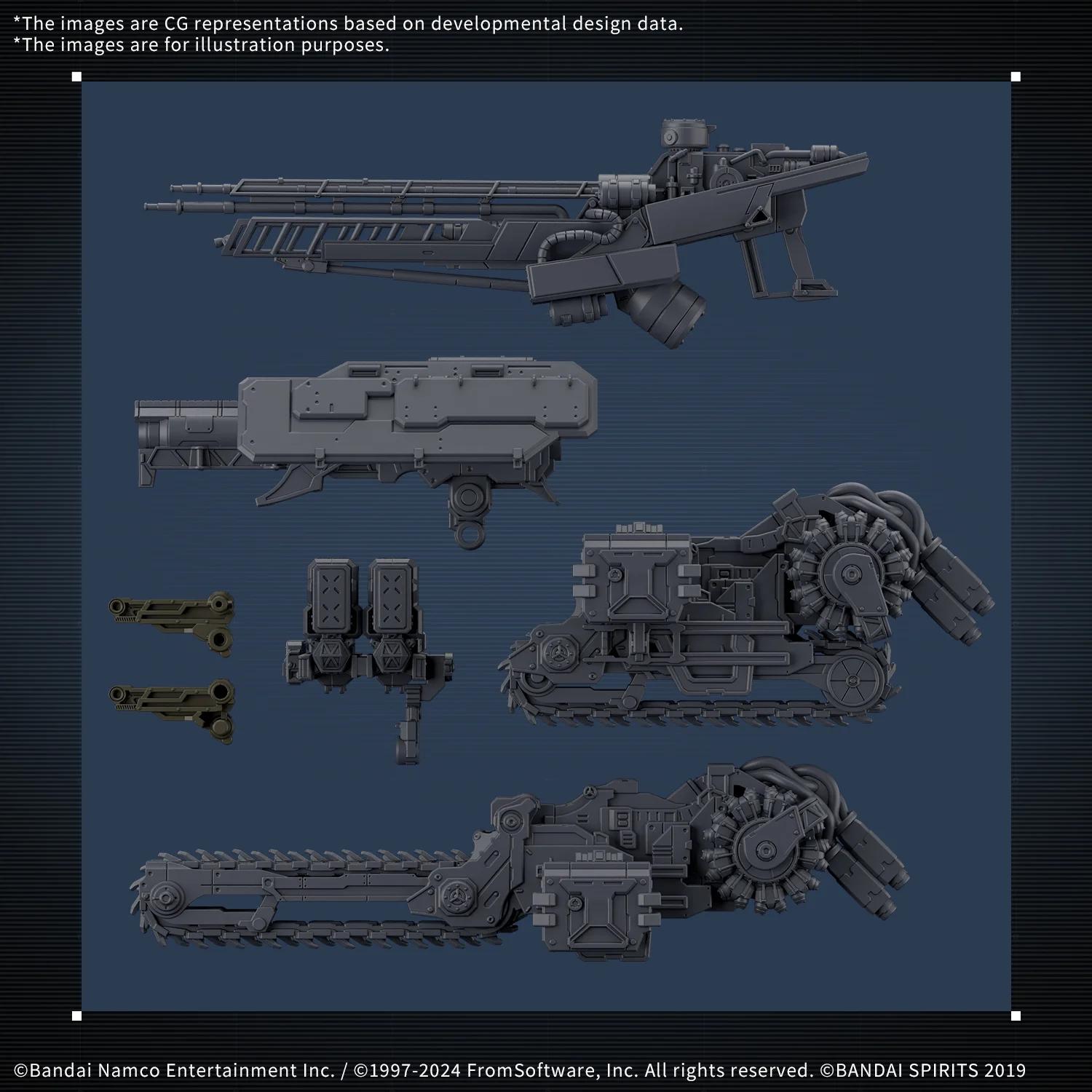 Bandai 1/144 30MM CC-3000 Rad Wrecker Milk Tooth Firb Model Kit — official product photo 1