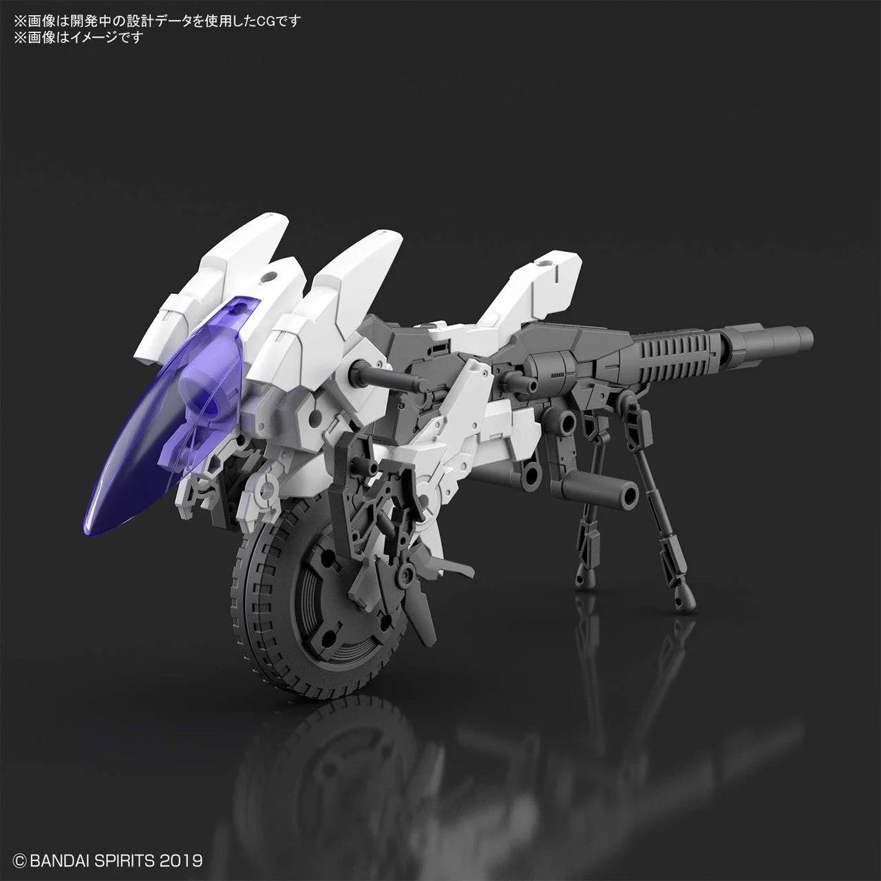 Bandai 1/144 30MM 09 Cannon Bike Model Kit — official product photo 2