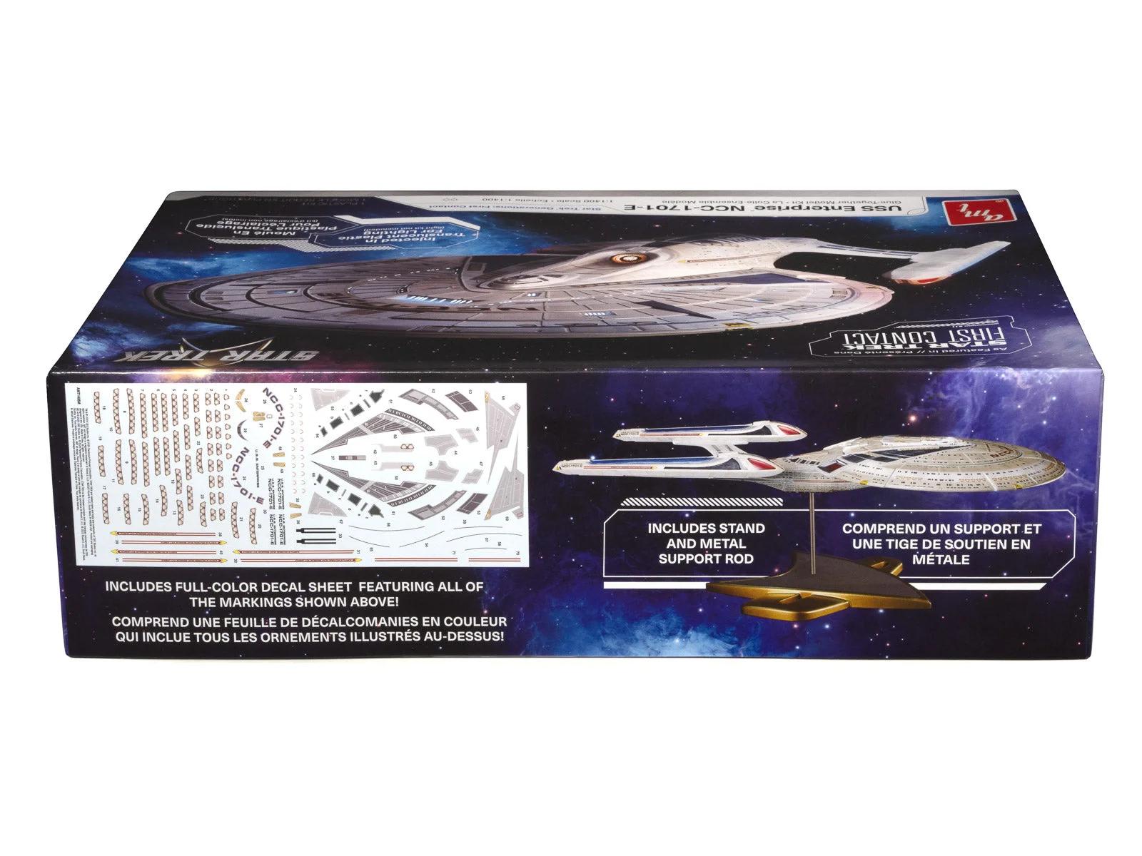 AMT NCC-1701-E U S S Enterprise Translucent Model Kit — official product photo 4