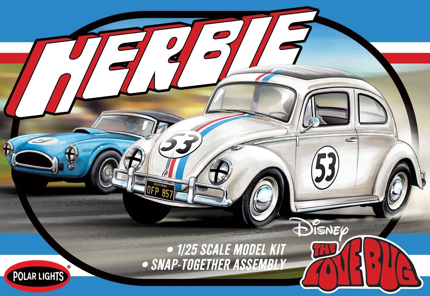 Polar Lights 1/25 Herbie Vw Beetle Model Kit — official product photo 1