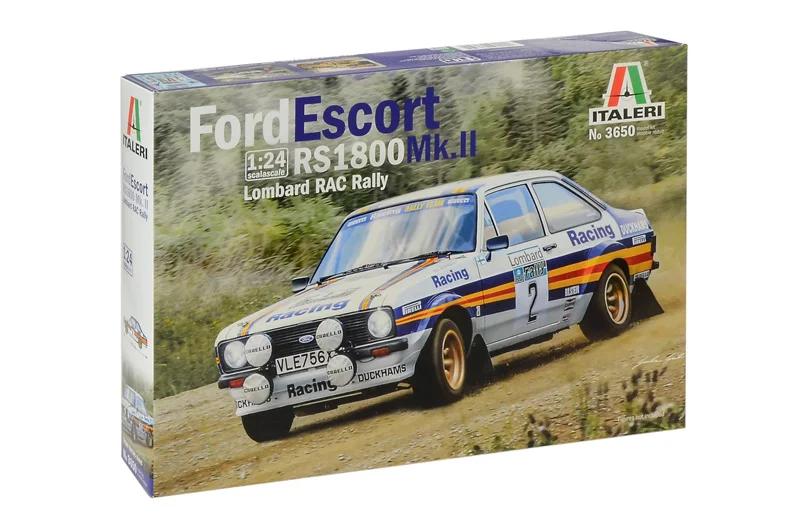 Italeri 1/24 Ford Escort Rs1800 MK II Model Kit — official product photo 1