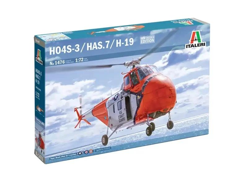 Italeri 1/72 H-19 Sikorsky Ho4s-3 Has 7 Model Kit — box art