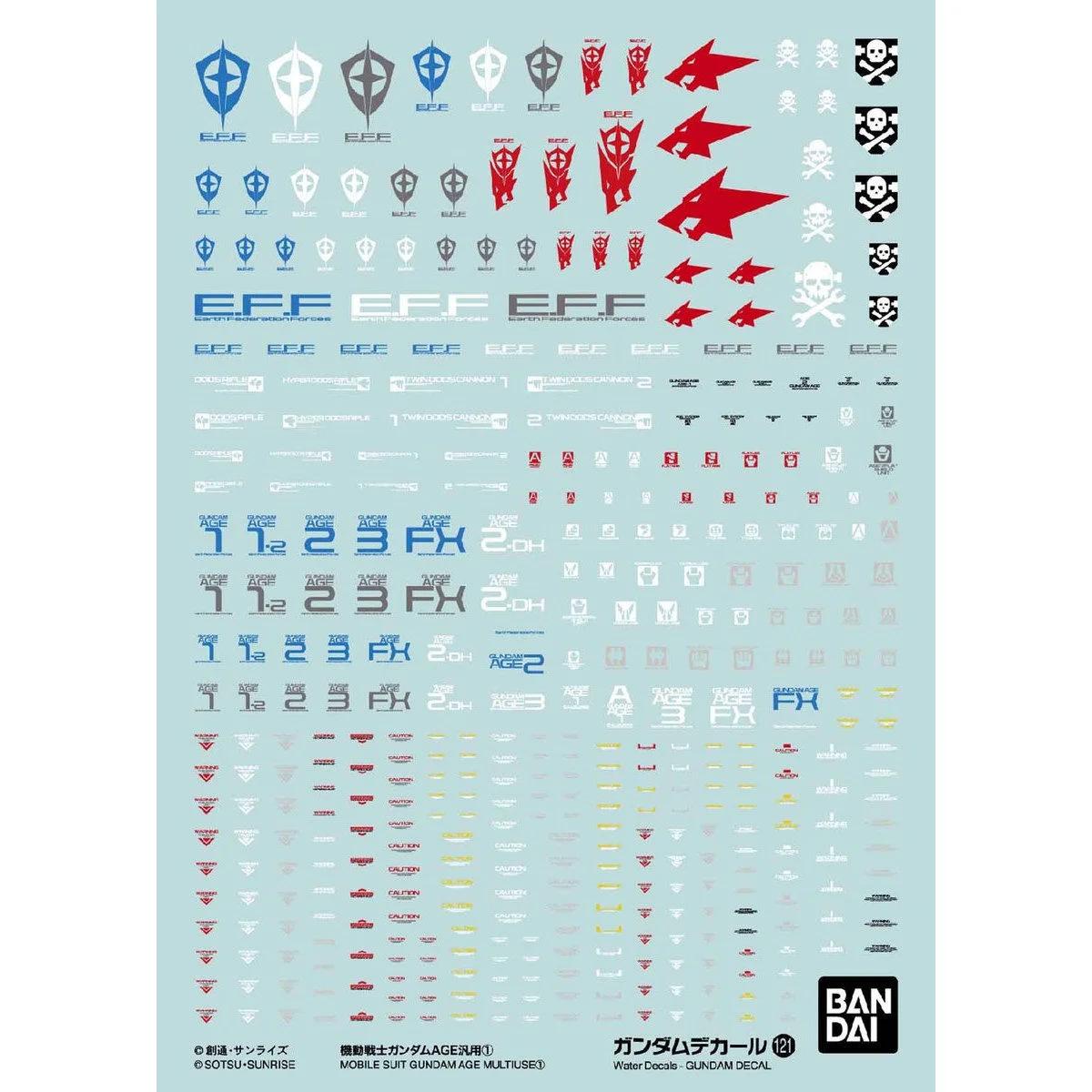 Bandai GD-121 Uit Multi-use Decal — official product photo 1