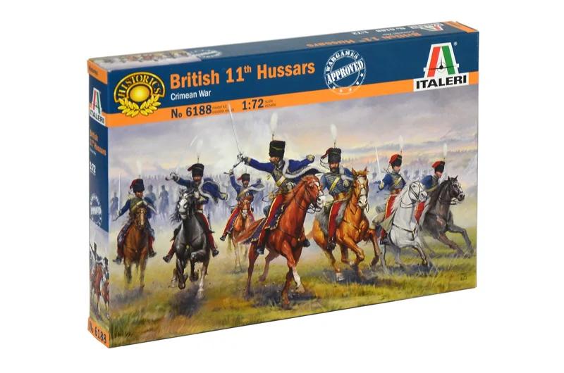 Italeri British 11th Hussars Soldrs 72 Model Kit — official product photo 1