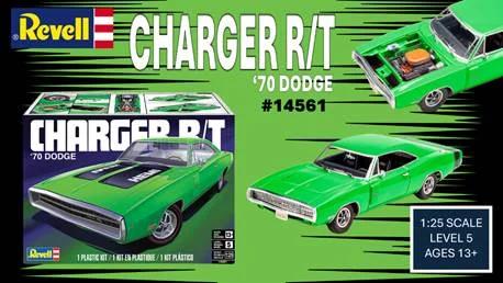 Revell 1/25 70 Dodge Charger R T Model Kit — box art