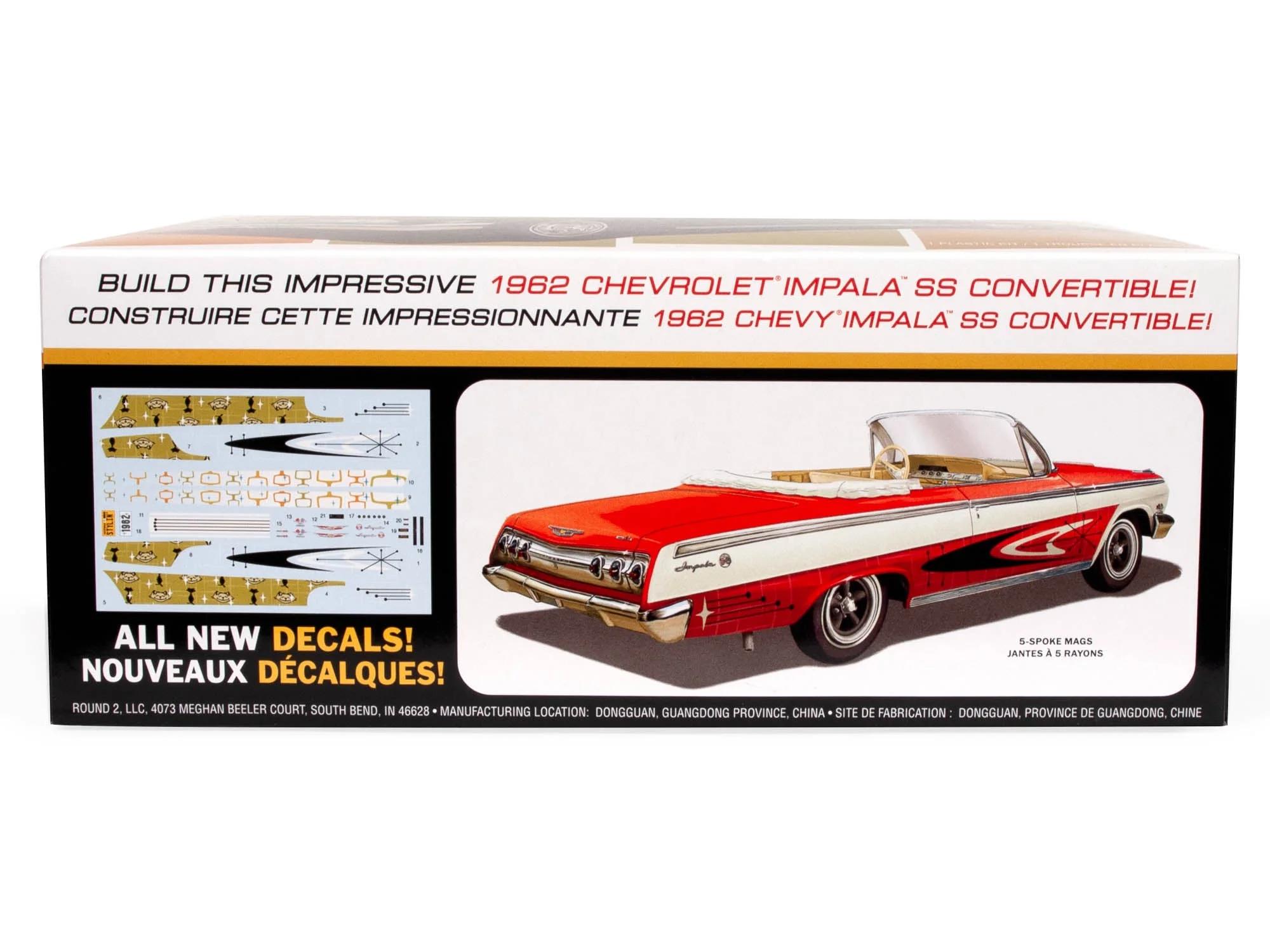 AMT 1/25 62 Chevy Impala Convertible Model Kit — official product photo 2