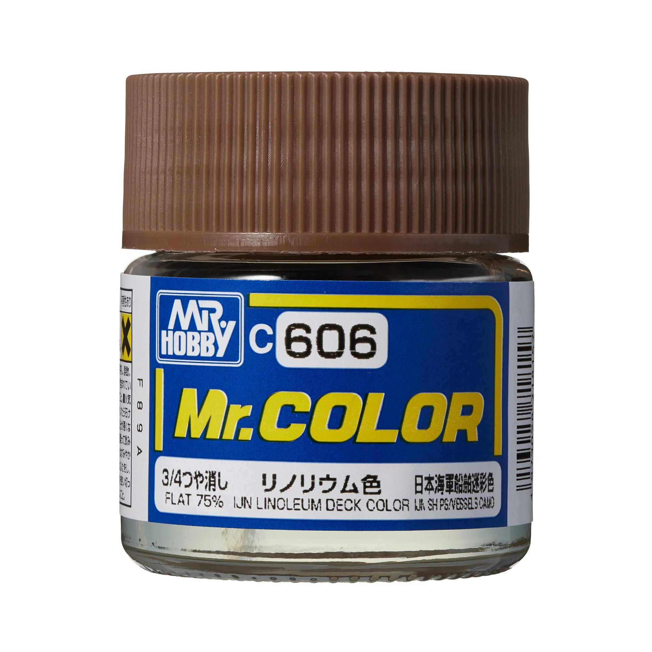 Mr. Hobby Mr. Color IJN Linoleum Deck Color (C606) 10 ml — official product photo 1