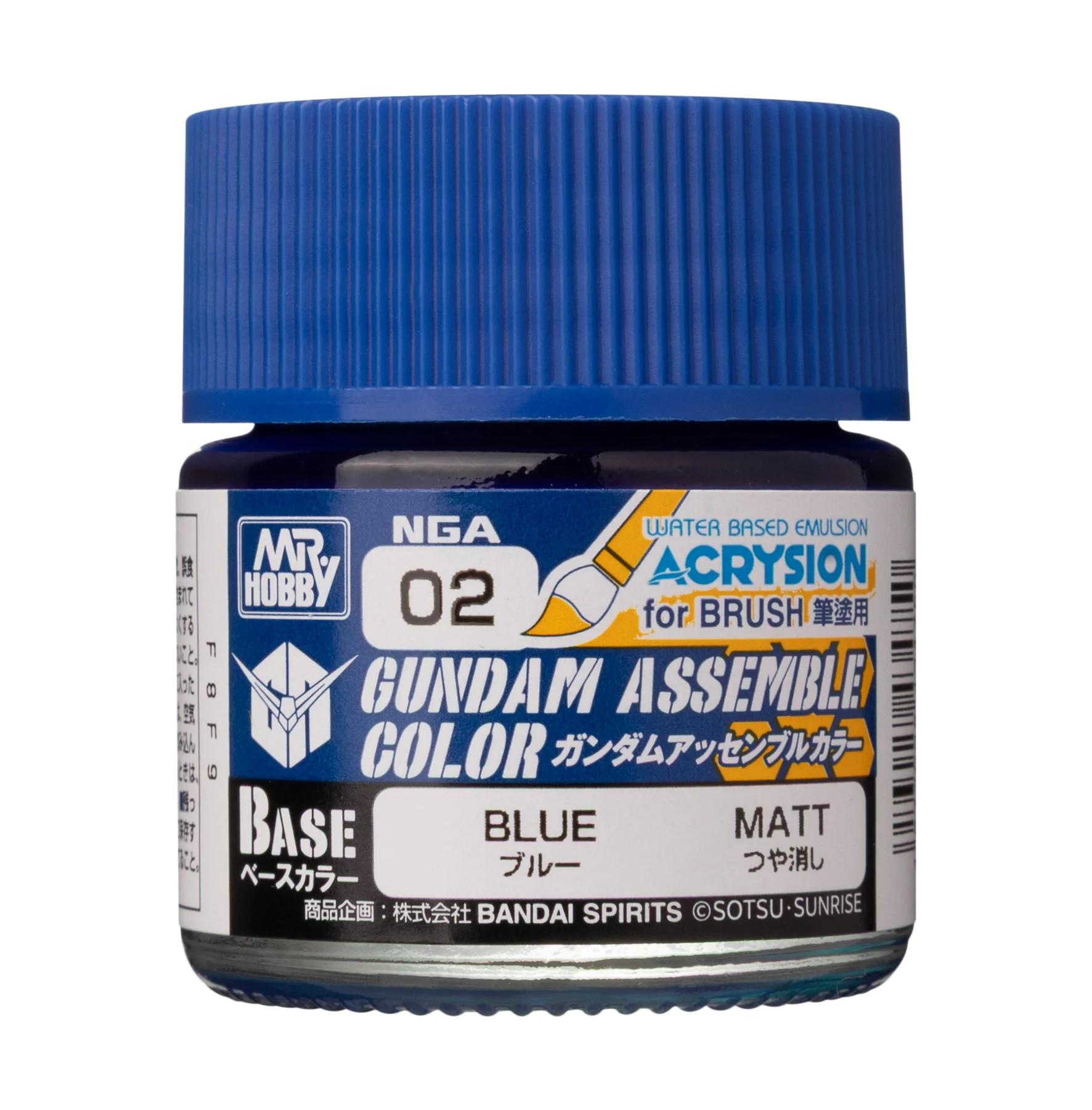 Mr. Hobby Gundam Assemble Color Blue (NGA02) 10 ml — official product photo 1