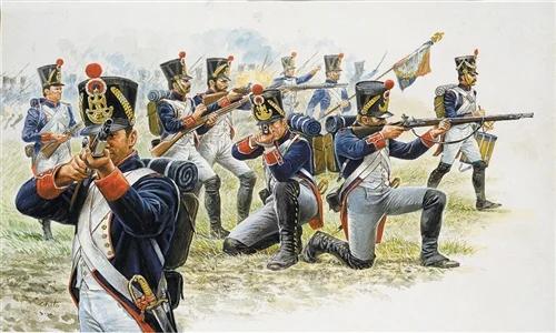 Italeri 1/72 Nw French Line Infantry Model Kit — official product photo 1