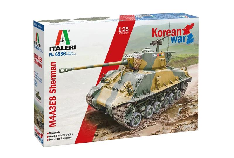 Italeri 1/35 Sherman M4a3e8 Korean War Model Kit — official product photo 2