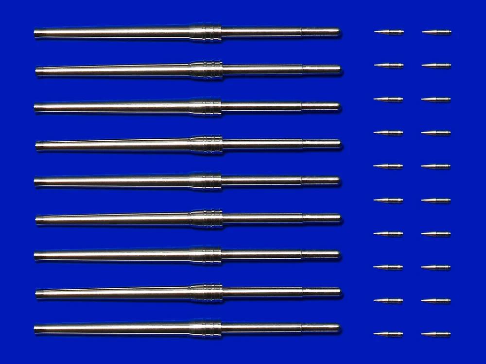 Tamiya Metal 46cm Gun Barrels Projt Model Kit — official product photo 1