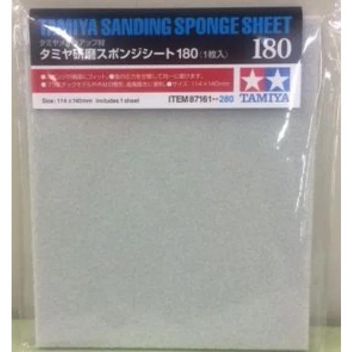 Tamiya Sanding Sponge Sheet 180 — product photo