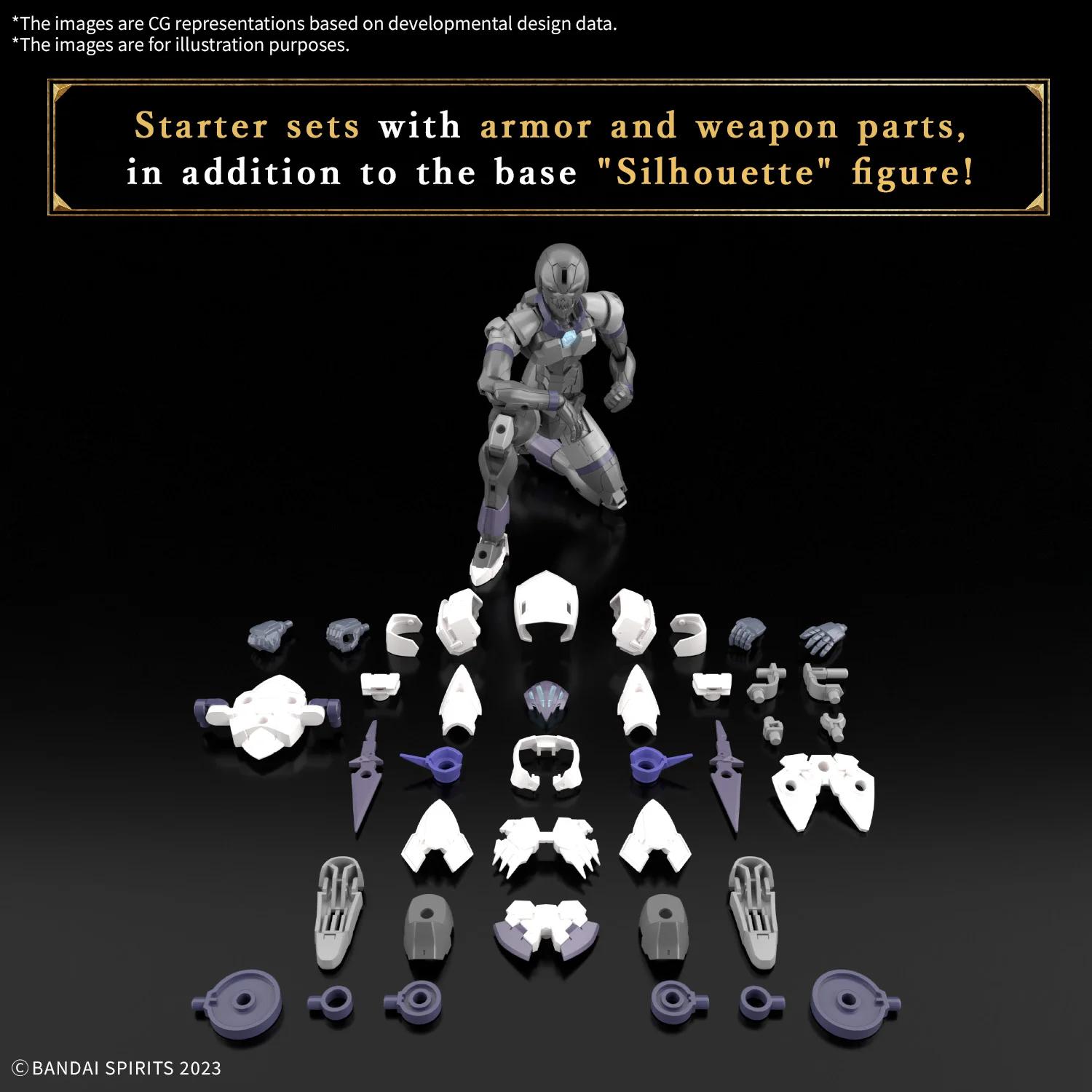 Bandai 1/144 30MF Rosan Assassin Model Kit — official product photo 4