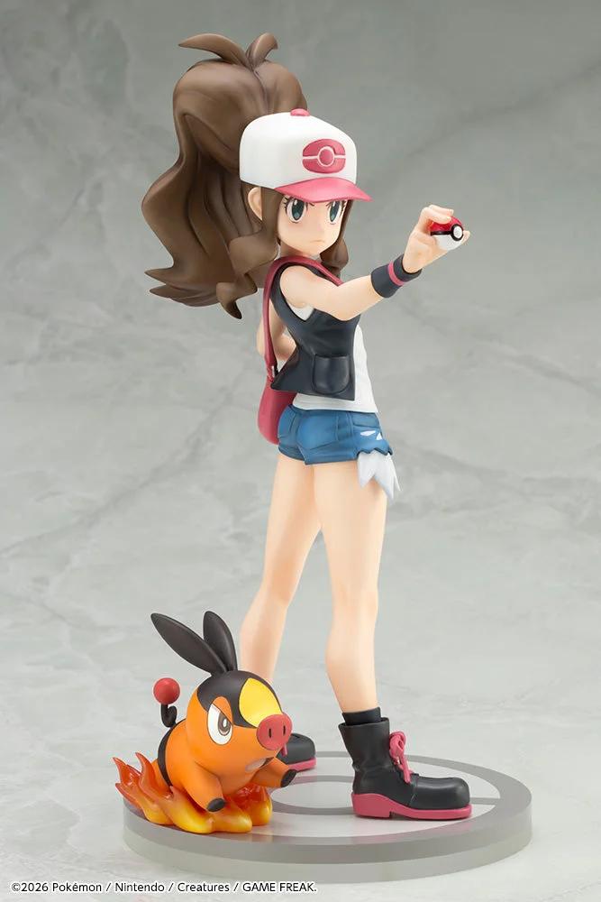 Kotobukiya Pokémon Hilda with Tepig ARTFX J STATUE — official product photo 1