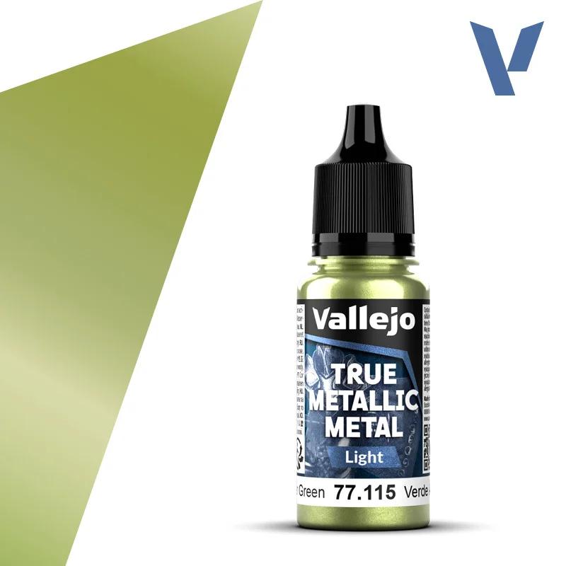 Vallejo True Metallic Amber Greenlight6pk — product photo