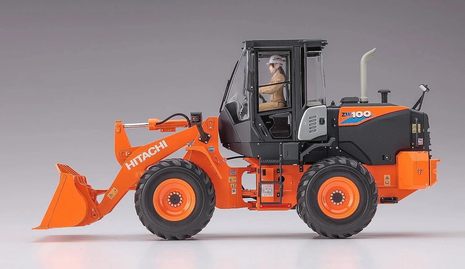 Hasegawa Hitachi Zw100-6 Wheel Loadr 35 Model Kit — official product photo 2