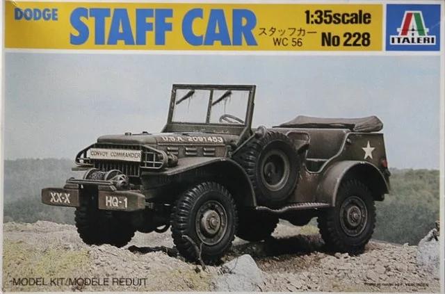 Italeri 1/35 WC-56 Dodge 57 Command Car Model Kit — box art
