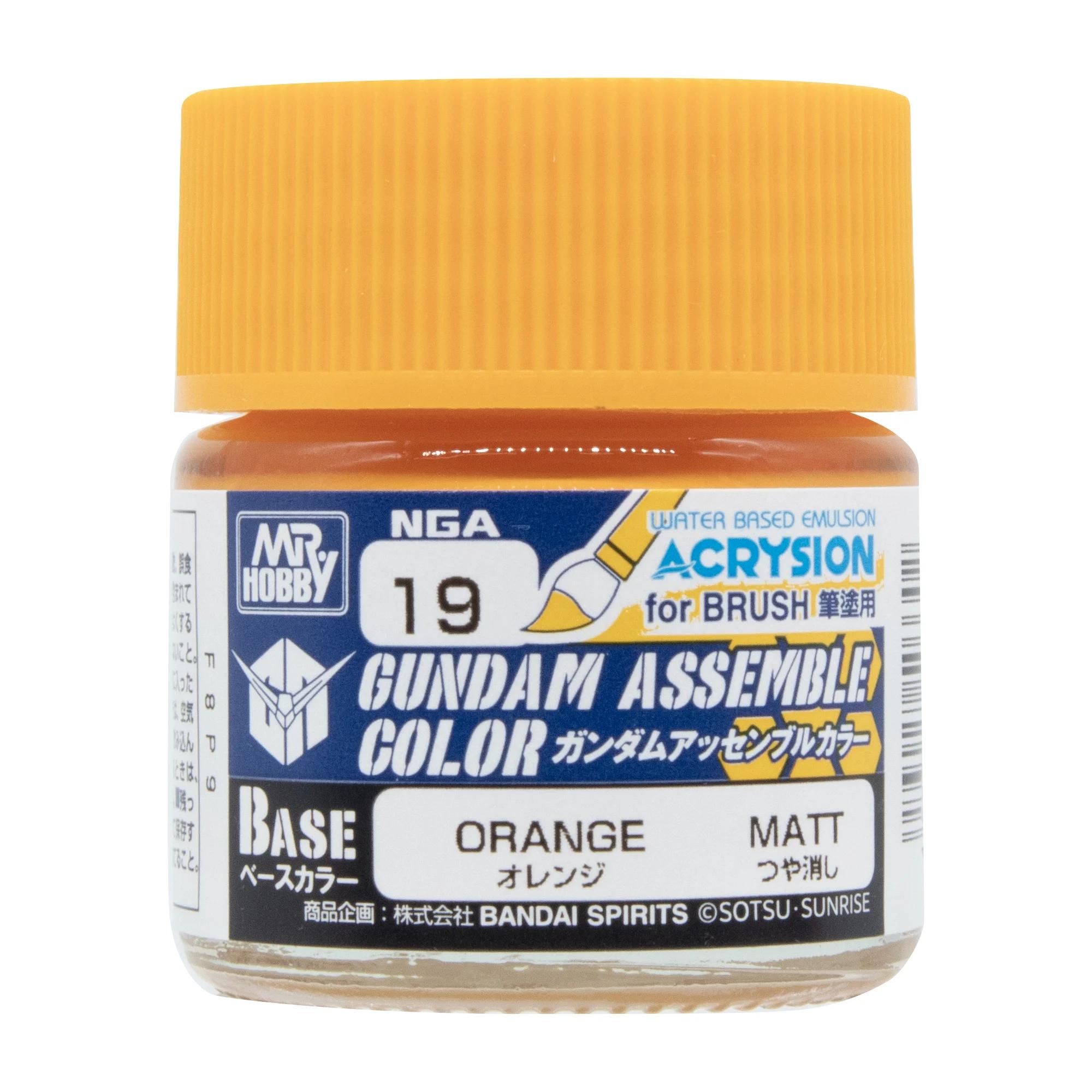 Mr. Hobby Gundam Assemble Color Orange (NGA19) 10 ml — official product photo 1